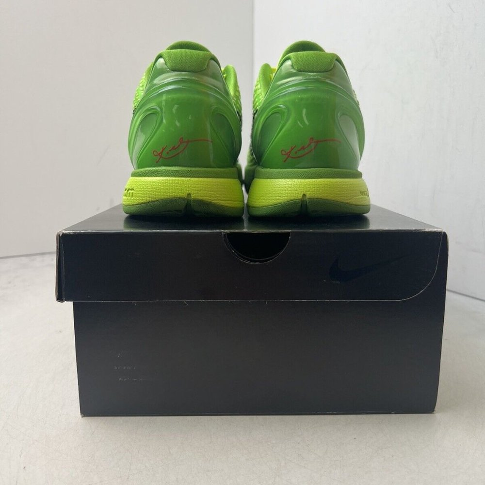 Nike Kobe 6 Protro Grinch 2020 size 10 CW2190-300 OG VI Green Retro - Picture 5 of 9